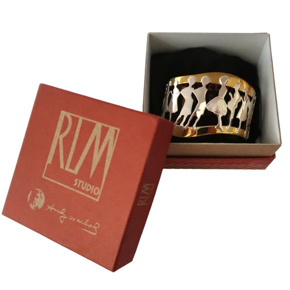 Robert Lee Morris Jewelry Rlm X Andy Warhol 925 Sterling Brass